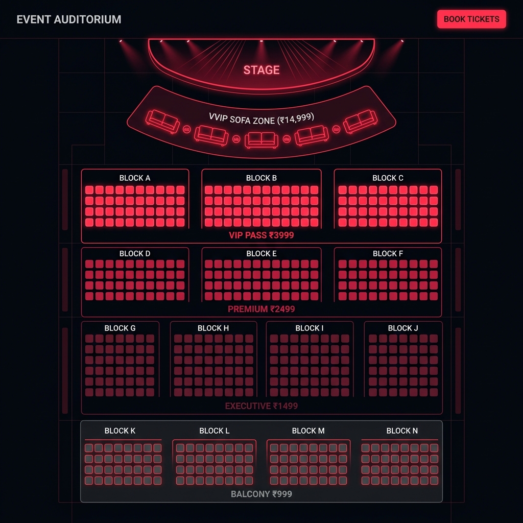 Auditorium Seating Plan